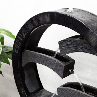 Harmony Fountain - Water Feature in Charcoal